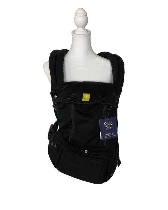 used Lillebaby Serenity All Seasons Multi-Position Baby Carrier, Black