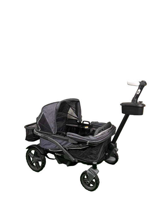 secondhand Gladly Family Anthem4 Classic 4 Seater All Terrain Wagon Stroller, Graphite