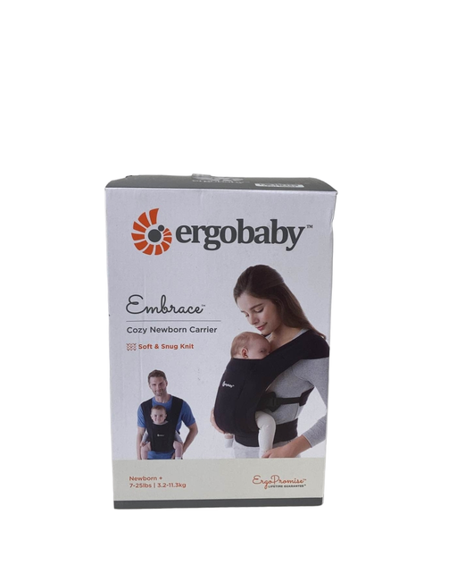 used Ergobaby Embrace Baby Carrier, Pure Black