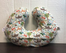 secondhand Boppy Nursing and Infant Support Luxe Pillow, Earthtone Woodland 