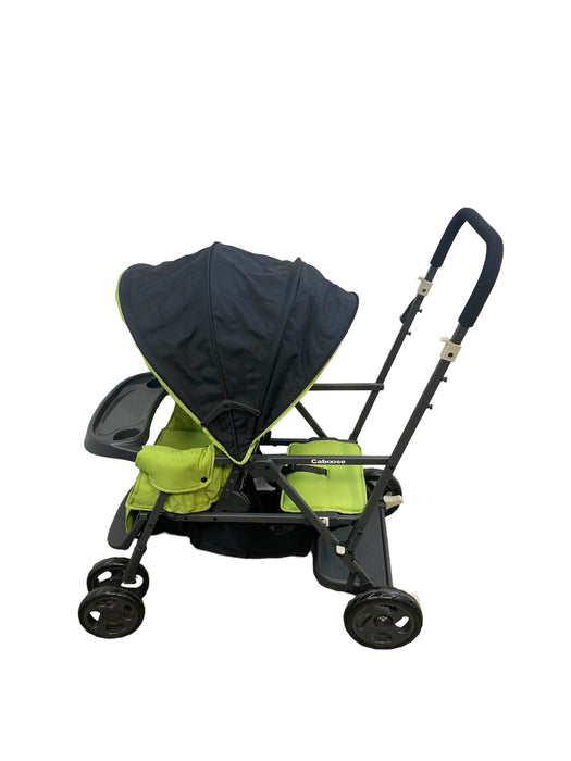 secondhand Joovy Caboose Sit And Stand Tandem Double Stroller, 2019, Apple Tree