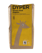 used DYPER Bamboo Diapers, S,32 count 