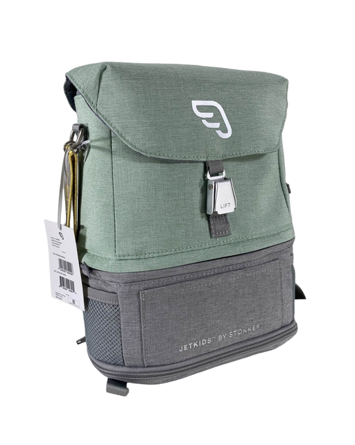 secondhand Stokke Jetkids Crew Backpack, Green Aurora HIDDEN PHOTOS LOCATION 8.23