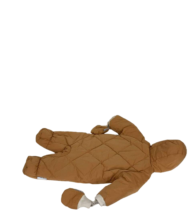 7 A.M. Enfant Benji Snowsuit Bebe, 6-12 months, Cognac