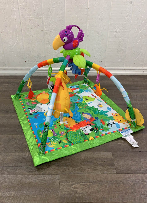 used Fisher Price Rainforest Melodies and Lights Deluxe Gym