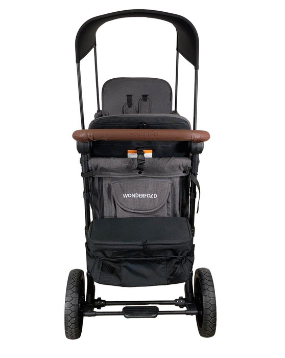 Wonderfold W2 Luxe Multifunctional Double Stroller Wagon, 2023, Charcoal Gray