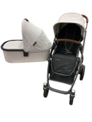 secondhand UPPAbaby VISTA V2 Stroller, 2022, Anthony (White & Grey Chenille)