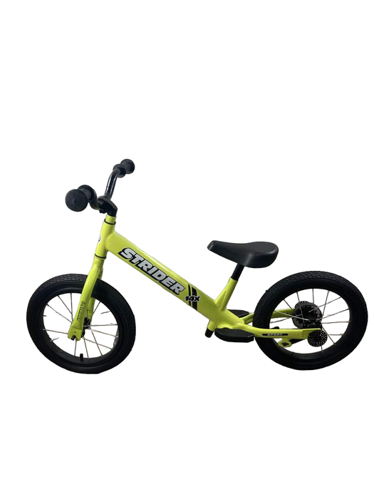 used Strider 14x Balance Bike, Fantastic Green