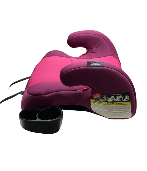 secondhand Diono Solana 2 Backless Booster Seat, 2022, With LATCH, Pink