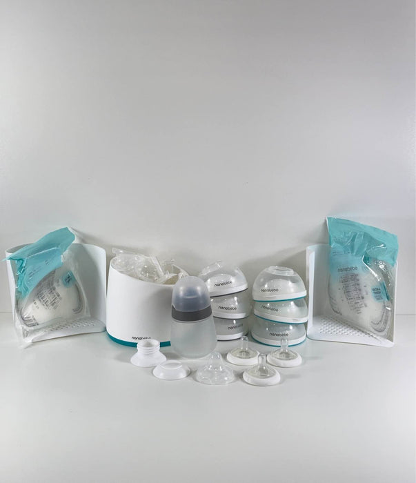 used Nanobébé Bottle Feeding Starter Set