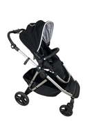 used Mockingbird Single to Double Stroller, 2022, Silver with Black Leather, Windowpane, Black