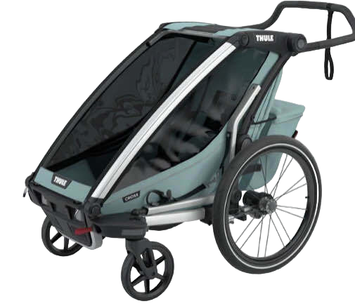 used Thule Chariot Cross Bike Trailer Stroller 2 Seat