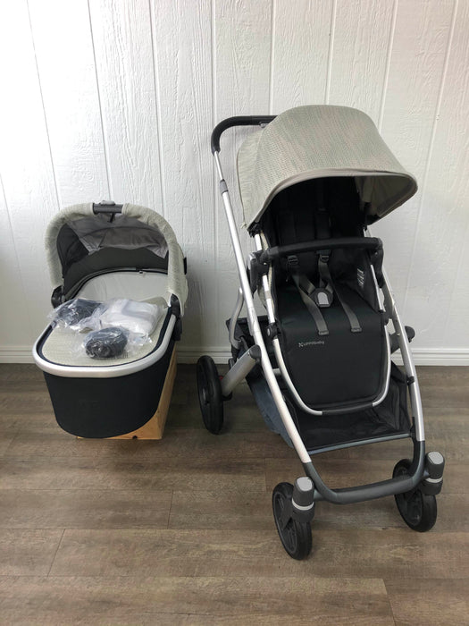 secondhand UPPAbaby VISTA V2 Stroller, 2020, Sierra (Dune Knit)