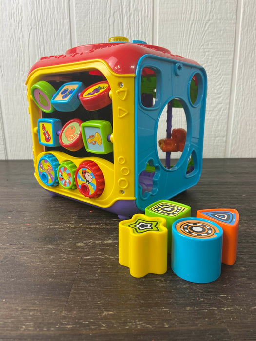 used VTech Sort And Discover Activity Cube