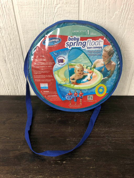 used SwimWays Baby Spring Float with Sun Canopy