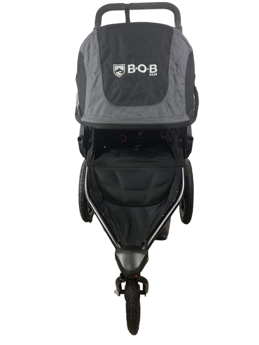 secondhand BOB Revolution Flex 3.0 Single Jogging Stroller, 2019, Graphite Black