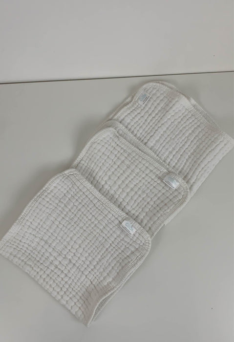 used Comfy Cubs Muslin Burp Cloths, 3 pack