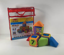 Melissa & Doug K’s Kids Match & Build Soft Blocks