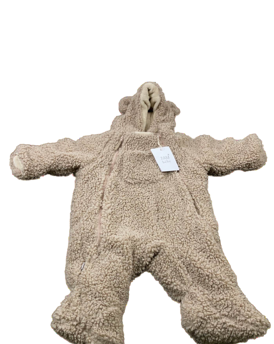 7 A.M. Enfant Teddy Jumpsuit Bebe, Oatmeal, 6-12 months