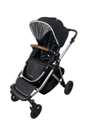 secondhand Mockingbird Single to Double Stroller, 2021, Silver with Penny Leather, Watercolor Drops, Black