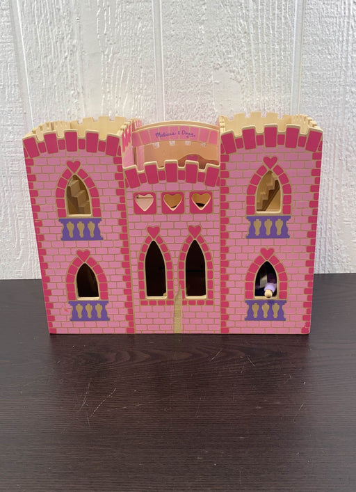 used Melissa & Doug Fold & Go Wooden Princess Castle