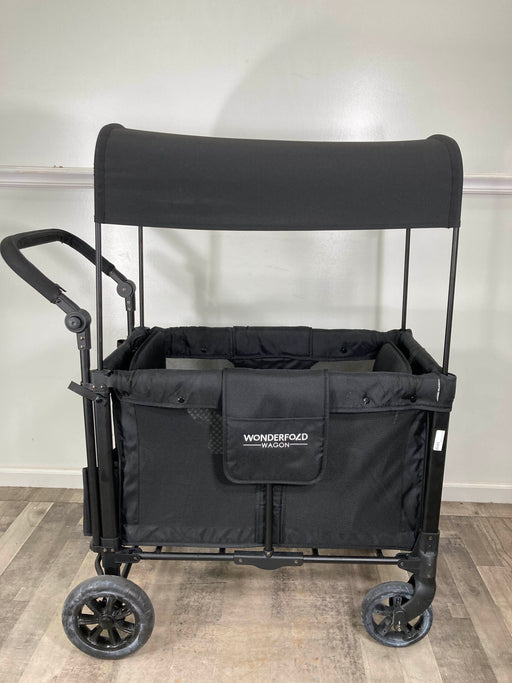 secondhand Wonderfold W2 Original Multifunctional Double Stroller Wagon, 2022, Black