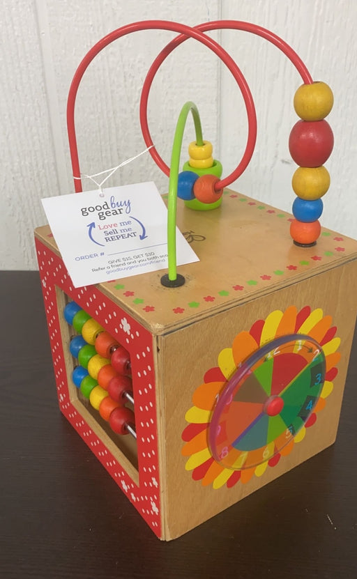 used Educo Naturally Fun Wooden Learning Play Activity Cube