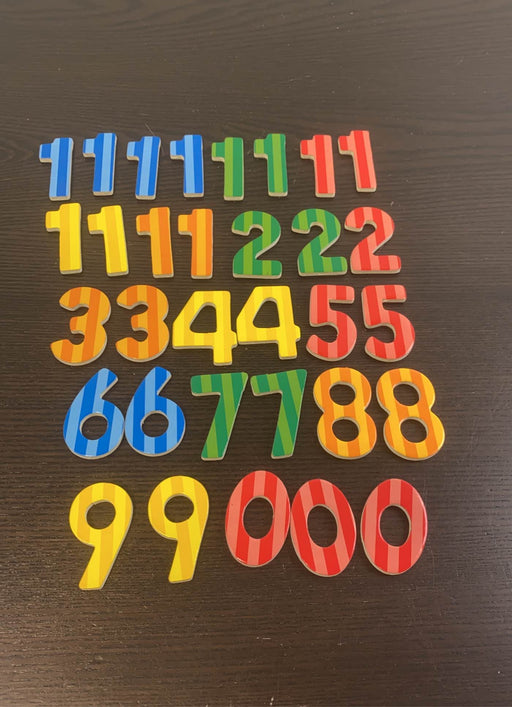 secondhand Melissa & Doug Magnetic Wooden Numbers And Letters