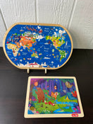 used BUNDLE Wooden Puzzles