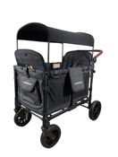 secondhand Wonderfold W4 Luxe Quad Stroller Wagon, Volcanic Black, 2023