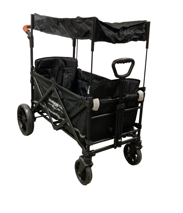 used Wonderfold X2 Push + Pull Double Stroller Wagon, 2022, Stealth Black