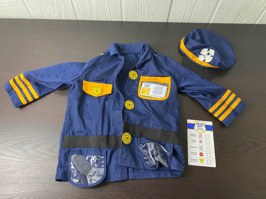 used Melissa & Doug Police Role Play Costume Set