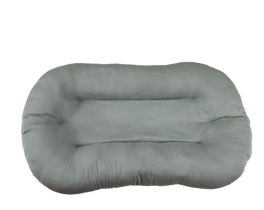 used Snuggle Me Organic Sensory Infant Lounger, Slate