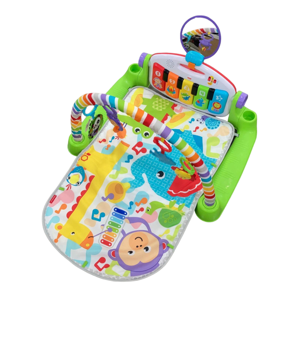 Fisher Price Deluxe Kick & Play Piano Gym, Green