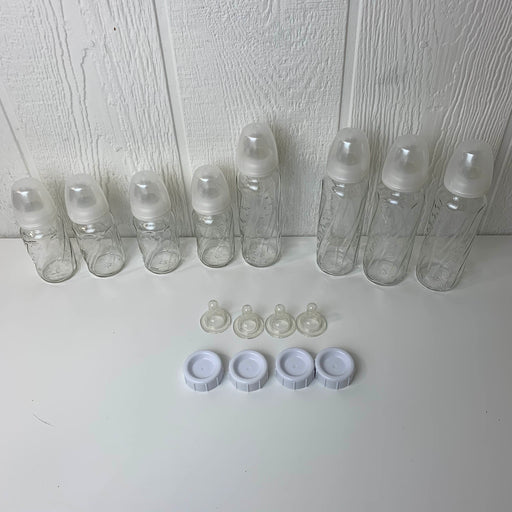 used BUNDLE Glass Bottles, Evenflo