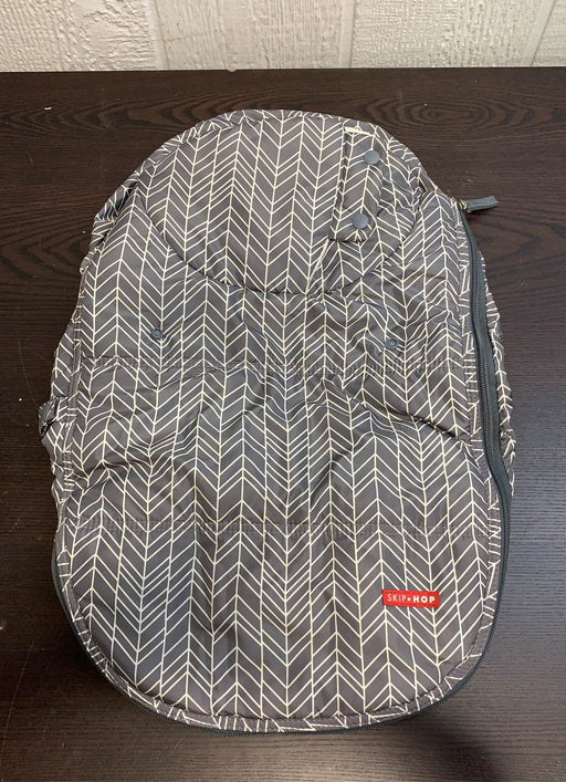 used Skip Hop Stroll And Go Car Seat Cover, Gray Feather