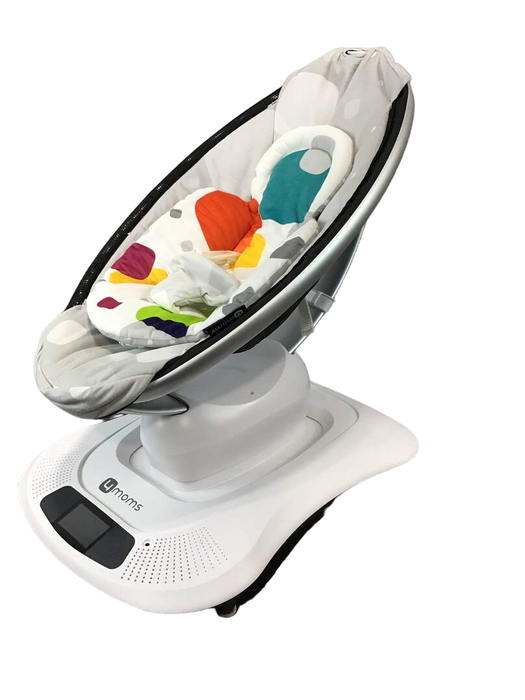 used 4moms MamaRoo Swing, Silver Plush