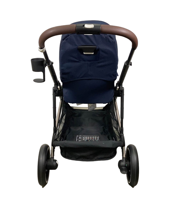 Cybex Gazelle S Modular Stroller, 2022, Taupe Frame, Navy Blue