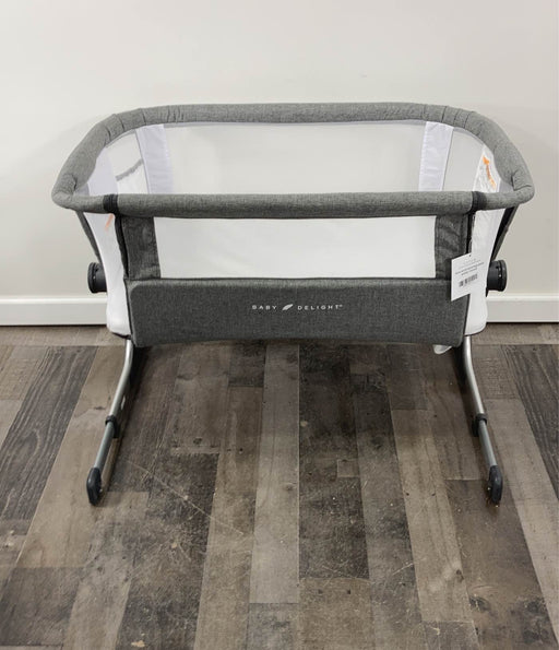 used Baby Delight Beside Me Dreamer Bassinet & Bedside Sleeper, Charcoal Tweed