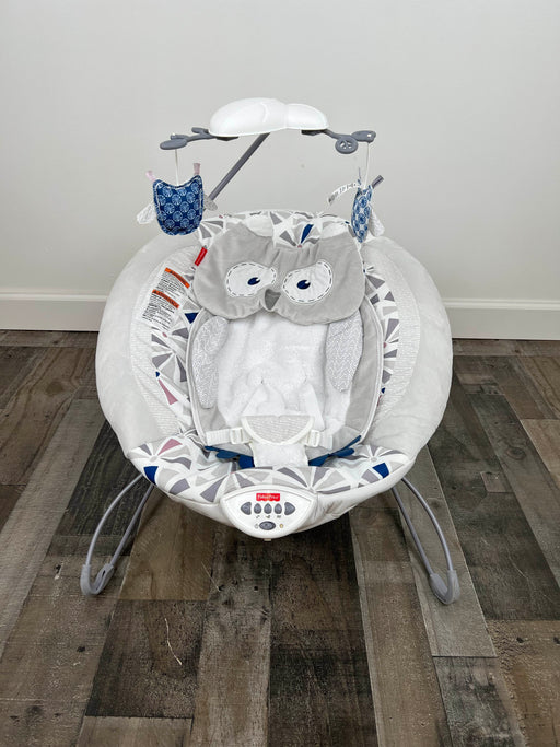 used Fisher Price Deluxe Bouncer, Owl Love You