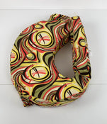 secondhand My Brest Friend Nursing Pillow, red brown yellow green