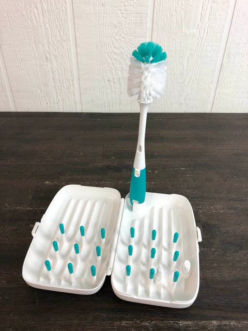 used OXO Tot On The Go Drying Rack With Bottle Brush