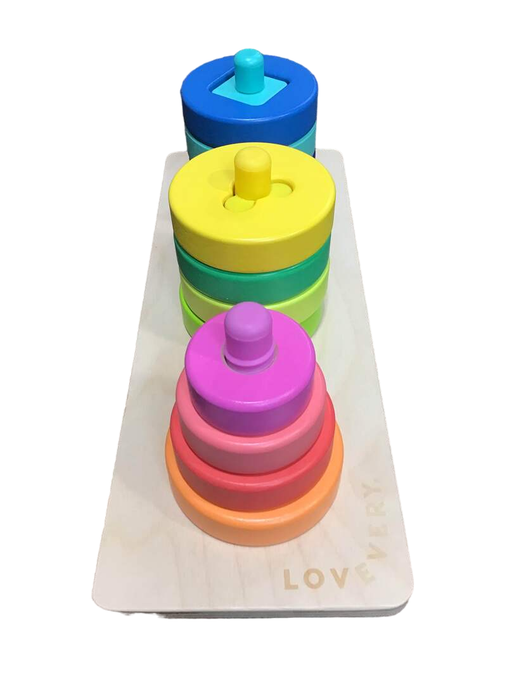 secondhand Lovevery Twist And Pivot Pattern Puzzle