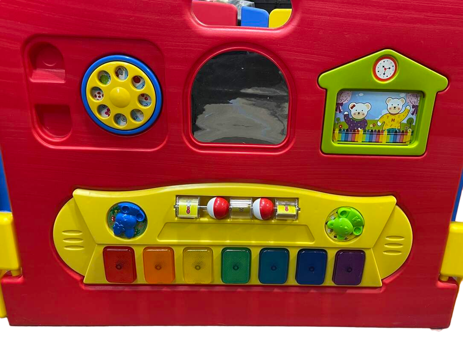 Friendly Toys Little Playzone With Electronic Lights And Sounds- 4 Panel