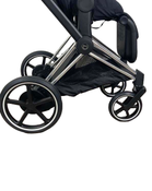 secondhand Cybex E-PRIAM Electric Stroller, 2021, Chrome With Black Details, Premium Black