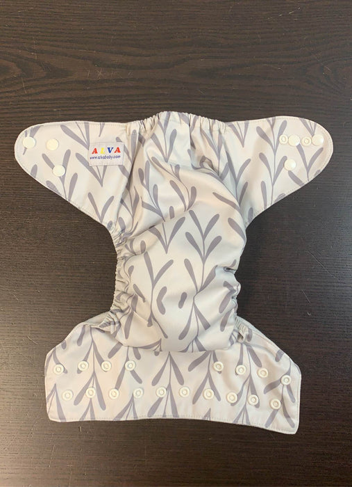 used Alva Baby One Size Adjustable Cloth Diapers