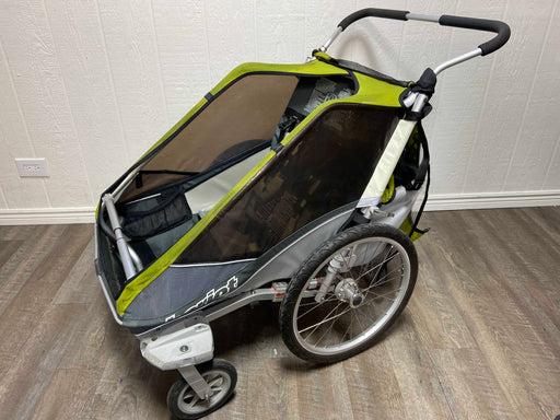 used Thule Chariot Cougar 2 Bike Trailer With Jogging Kit