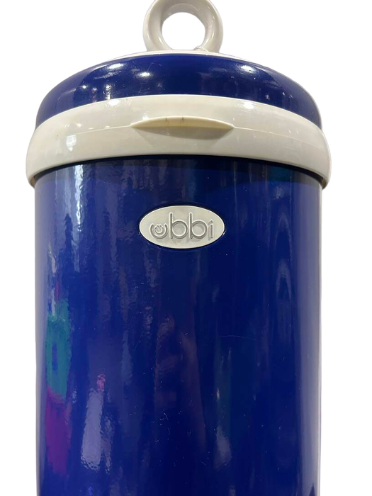 secondhand Ubbi Diaper Pail, Navy