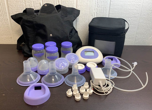 used Lansinoh Smartpump Double Electric Breast Pump, With 25mm & 32mm Flanges