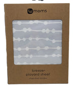 used 4moms Breeze Playard Sheet, Grey Beads